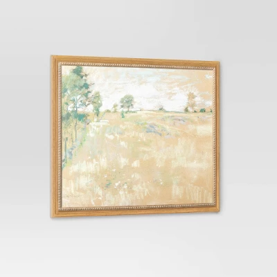 20" X 16" Pastures Framed Wall Canvas - Threshold™ 2 20" X 16" Pastures Framed Wall Canvas - Threshold™ - Image 2
