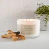 Wood Lidded Glass Wellness Intention Candle - Threshold™