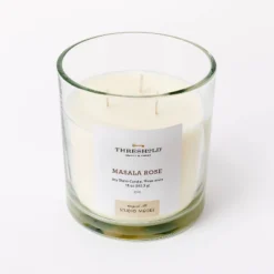 Clear Glass Masala Rose Candle White - Threshold™ Designed With Studio McGee -Threshold Home Outlet Store GUEST 6158848c d4f8 4efe 93c4 8a58a533ee09