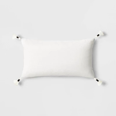 Oversized Modern Geometric Patterned Lumbar Throw Pillow - Threshold™ 4 Oversized Modern Geometric Patterned Lumbar Throw Pillow - Threshold™ - Image 4