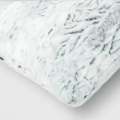 Tipped Snow Leopard Faux Fur Square Throw Pillow - Threshold™ 7 Tipped Snow Leopard Faux Fur Square Throw Pillow - Threshold™ -Threshold Home Outlet Store GUEST 668d17e8 01a5 40e8 86ab 0b7c616c19dd