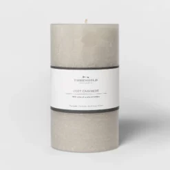 Pillar Cozy Cashmere Candle Gray - Threshold™ 9 Pillar Cozy Cashmere Candle Gray - Threshold™ -Threshold Home Outlet Store GUEST 6771ee8b b20e 4eed b029 2ff400941a82