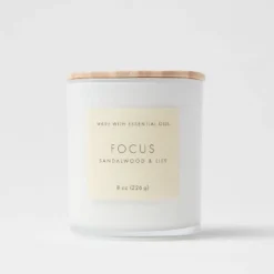 Wood Lidded Glass Wellness Focus Candle - Threshold™ 7 Wood Lidded Glass Wellness Focus Candle - Threshold™ -Threshold Home Outlet Store GUEST 6ad6f3d2 39ad 4239 9365 f6449a665735