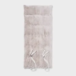 Luxe Channel Faux Fur Lounge Pillow Light Gray - Threshold™ -Threshold Home Outlet Store GUEST 6b4540a7 e802 4a72 9e74 ec8cd0ced3ce