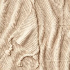 Windowpane Knit Throw Blanket With Tassels - Threshold™ Designed With Studio McGee -Threshold Home Outlet Store GUEST 6b631fa5 b3d1 4b55 a2d5 a739a5ee87f0