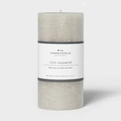 Pillar Cozy Cashmere Candle Gray - Threshold™ 7 Pillar Cozy Cashmere Candle Gray - Threshold™ -Threshold Home Outlet Store GUEST 6ba11b2c 3a44 4095 898c 9eb621ed2bf1