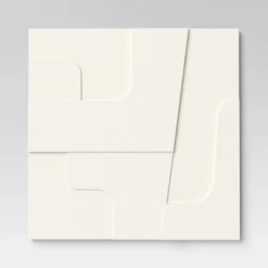 (Set Of 4) 12" X 12" 3D Decorative Graphic Tiles White - Threshold™ -Threshold Home Outlet Store GUEST 6c1b35a6 25db 4527 9b31 c6b908d69152