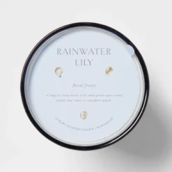 Colored Vase Glass With Dustcover Rainwater Lily Candle Gray - Threshold™ 10 Colored Vase Glass With Dustcover Rainwater Lily Candle Gray - Threshold™ -Threshold Home Outlet Store GUEST 6efd91a6 961e 4e90 a80c c65ad3c57740