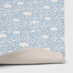 60" X 20" Floral Comfort Runner Mat Blue - Threshold™ -Threshold Home Outlet Store GUEST 6f9e8822 4bc9 4efa a40f b95c782d1456