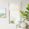 1pc Light Filtering Cordless Linen Blend Roman Window Shade Light Orange - Threshold™