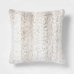 Snow Leopard Ombre Faux Fur Throw Pillow - Threshold™ 9 Snow Leopard Ombre Faux Fur Throw Pillow - Threshold™ -Threshold Home Outlet Store GUEST 7459e396 bb51 4662 ac2b d3e1bd0a3278