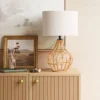 Boho Rattan Table Lamp Brown - Threshold™