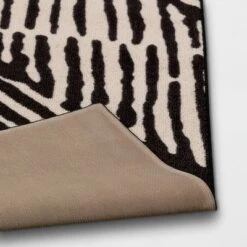 Abstract Lines Rug Black/Tan - Threshold™ -Threshold Home Outlet Store GUEST 757eb682 1900 4a81 83c1 dc0e6e4ba4cc