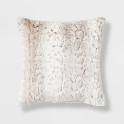 Snow Leopard Ombre Faux Fur Throw Pillow - Threshold™ 11 Snow Leopard Ombre Faux Fur Throw Pillow - Threshold™ -Threshold Home Outlet Store GUEST 798e3f59 99ad 4bc1 bc59 a57032ccaf28
