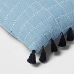 Oversized Oblong Pick Stitch Plaid Tassel Decorative Throw Pillow - Threshold™ 7 Oversized Oblong Pick Stitch Plaid Tassel Decorative Throw Pillow - Threshold™ -Threshold Home Outlet Store GUEST 7a8f6136 0e2b 40d3 b8b7 c710ab07b699