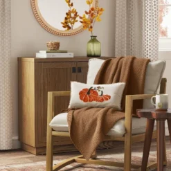 Oversized Recycled Knit Throw Blanket - Threshold™