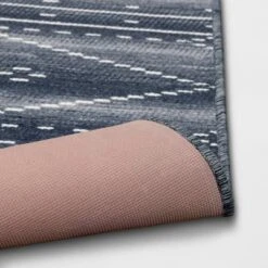 2'4"x3'9" Woven Tapestry Rug With Fringe Indigo - Threshold™ -Threshold Home Outlet Store GUEST 7ca9d346 5e0d 4060 9ae1 61040279a590