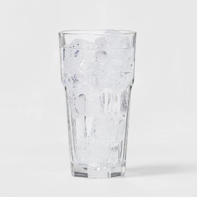 12pc Glass Tremont Tall And Short Faceted Tumbler Set - Threshold™ 2 12pc Glass Tremont Tall And Short Faceted Tumbler Set - Threshold™ - Image 2