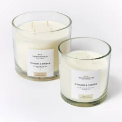 Clear Glass Cypress & Juniper Candle White - Threshold™ Designed With Studio McGee -Threshold Home Outlet Store GUEST 7d898c39 8a13 4ddb bd04 1def94ae2a46