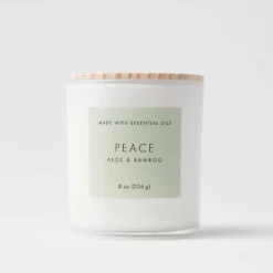 Wood Lidded Glass Wellness Peace Candle - Threshold™ 6 Wood Lidded Glass Wellness Peace Candle - Threshold™ -Threshold Home Outlet Store GUEST 7dafd42c 8838 4237 adb0 5f8c4050c49a