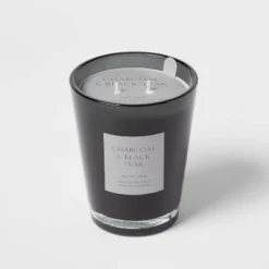 Colored Vase Glass With Dustcover & Black Teak Candle Black - Threshold™ 13 Colored Vase Glass With Dustcover & Black Teak Candle Black - Threshold™ -Threshold Home Outlet Store GUEST 7eb20721 3aad 4b54 8e74 2e0b39a53599