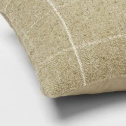 Oblong Windowpane Woven Decorative Throw Pillow Green - Threshold™ -Threshold Home Outlet Store GUEST 7f3cf003 e862 443f a263 8ad99d00133e