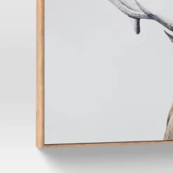 47" X 24" Deer Framed Wall Canvas - Threshold™ -Threshold Home Outlet Store GUEST 801f9c94 a9bf 43ed b5ef dcc9caa0f1b7