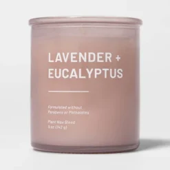 Glass Jar Lavender And Eucalyptus Candle - Threshold™ 8 Glass Jar Lavender And Eucalyptus Candle - Threshold™ -Threshold Home Outlet Store GUEST 809cac14 c554 458a 8774 49a2f6be7e7b