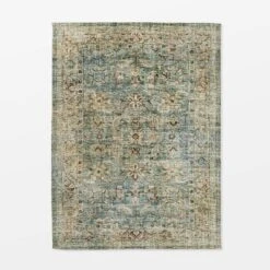 Ledges Digital Floral Print Distressed Persian Rug Green - Threshold™ Designed By Studio McGee -Threshold Home Outlet Store GUEST 84a386af cea9 4c59 bb82 24750b5519b8