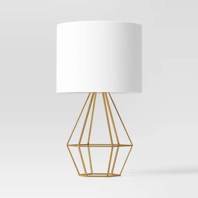 Large Geo Table Lamp Brass - Threshold™ 4 Large Geo Table Lamp Brass - Threshold™ - Image 4