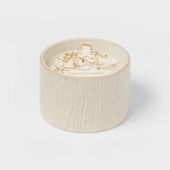 Textured Straight Side Ceramic Vanilla Pumpkin Candle White - Threshold™ -Threshold Home Outlet Store GUEST 8674ac69 18eb 4b1b b70c 044015f5edd1