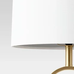 Large Metal Ring Table Lamp (Includes LED Light Bulb) Brass - Threshold™ 5 Large Metal Ring Table Lamp (Includes LED Light Bulb) Brass - Threshold™ -Threshold Home Outlet Store GUEST 8ac4d07c ae08 4b95 a06d d213ebe549b6