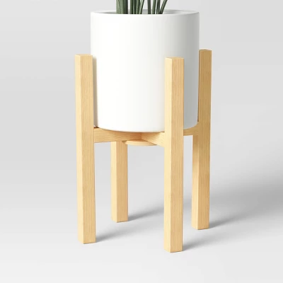 Green Plant In Plant Stand - Threshold™ 3 Green Plant In Plant Stand - Threshold™ - Image 3