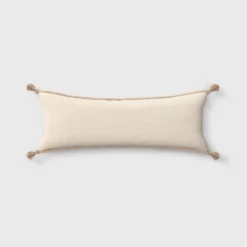 Oversized Gather Embroidered Lumbar Throw Pillow Cream - Threshold™ -Threshold Home Outlet Store GUEST 8d45d369 a257 477a 82dc 674649b2ab2f