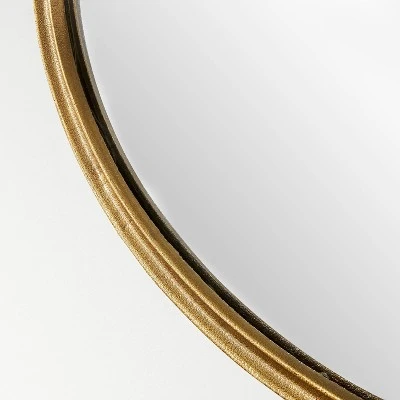 26" X 36" Oval Shape Antique Mirror Brass - Threshold™ Designed With Studio McGee 2 26" X 36" Oval Shape Antique Mirror Brass - Threshold™ Designed With Studio McGee - Image 2