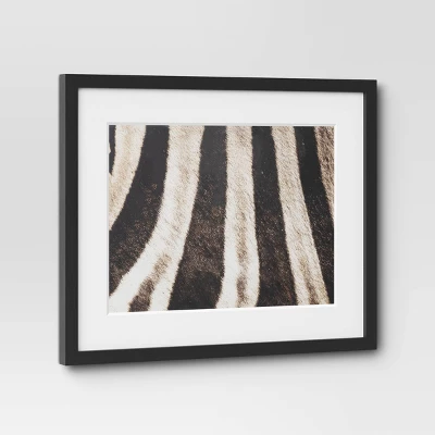 20" X 16" 2pc Zebra Close Up Glass Framed Wall Posters - Threshold™ 3 20" X 16" 2pc Zebra Close Up Glass Framed Wall Posters - Threshold™ - Image 3