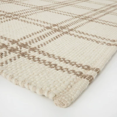 Cottonwood Plaid Wool/Cotton Area Rug - Threshold™ Designed With Studio McGee 2 Cottonwood Plaid Wool/Cotton Area Rug - Threshold™ Designed With Studio McGee - Image 2