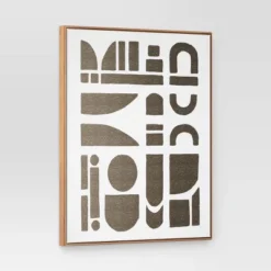 (Set Of 2) 24" X 30" Morphology Framed Wall Canvases Gold - Threshold™ -Threshold Home Outlet Store GUEST 9122b028 ee01 4ad6 87fa 36d818658b7f