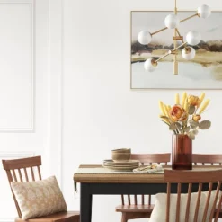 Frosted Glass Geneva Globe Chandelier Brass (Includes LED Light Bulb) - Threshold™