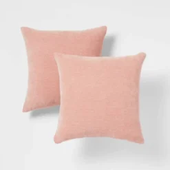 2pk Chenille Square Throw Pillows - Threshold™ -Threshold Home Outlet Store GUEST 95205e56 7de2 4323 b599 d4caabab52a6