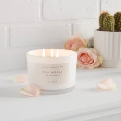 Wood Lidded Glass Wellness Daydream Candle - Threshold™