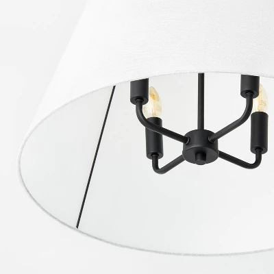 Oversized Sheer Pendant White - Threshold™ Designed With Studio McGee 3 Oversized Sheer Pendant White - Threshold™ Designed With Studio McGee - Image 3