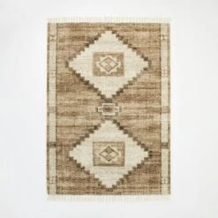Double Medallion Persian Style Rug Tan - Threshold™ Designed With Studio McGee -Threshold Home Outlet Store GUEST 97cac890 26d8 4ae1 8521 544e554d1190