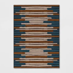 Striped Area Rug Turquoise/Yellow - Threshold™ 8 Striped Area Rug Turquoise/Yellow - Threshold™ -Threshold Home Outlet Store GUEST 9da81119 9ad2 4560 b0e1 0000b20b1a56