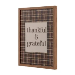 16" X 20" Thankful & Grateful Framed Under Plexi - Threshold™ -Threshold Home Outlet Store GUEST 9fe6a2a5 fdbe 4a2f a30d 4548841ce9d7