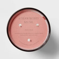 Colored Vase Glass With Dustcover Strawberry Musk Candle Red - Threshold™ 10 Colored Vase Glass With Dustcover Strawberry Musk Candle Red - Threshold™ -Threshold Home Outlet Store GUEST a1481056 0056 434b 8190 eafa8bcfa251