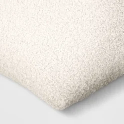 Oversized Teddy Boucle Toss Square Throw Pillow - Threshold™ -Threshold Home Outlet Store GUEST a26ab696 c541 4a31 bda7 7e21e84b5160