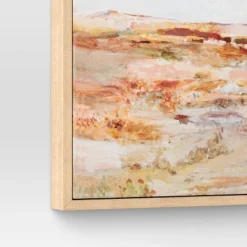 16" X 20" Warm Colors Landscape Framed Canvas Natural - Threshold™ -Threshold Home Outlet Store GUEST a393d8a0 673a 4e8d 9f4d 4df580ce4d10