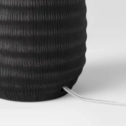Small Textured Ceramic Lamp Base Black - Threshold™ -Threshold Home Outlet Store GUEST a3bfca16 5ea4 4360 a59b e71f9d0dabfc