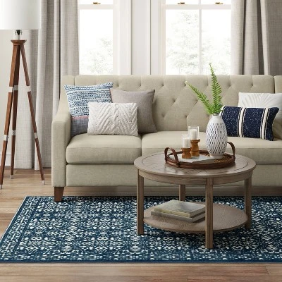 Medallion Woven Rug - Threshold 2 Medallion Woven Rug - Threshold - Image 2